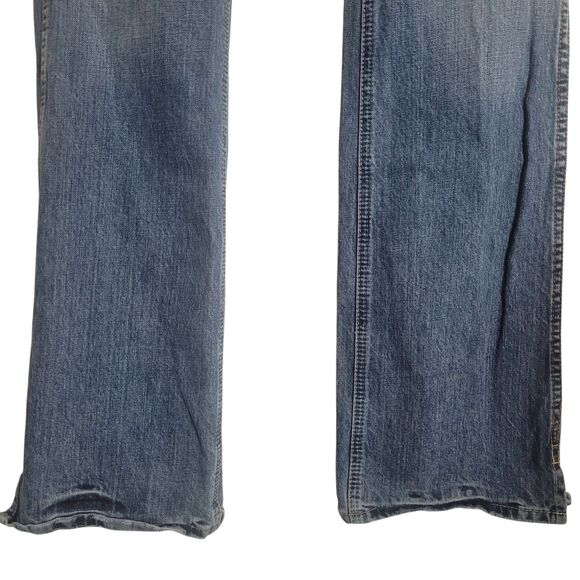 Ariat Ruby Boot Cut Jeans Women's 28 Long Blue Denim Western Cowgirl Workwear - Picture 5 of 14